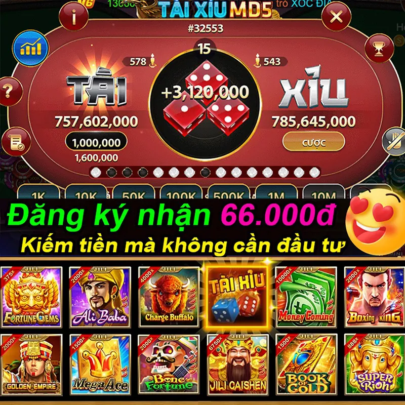 Đa dạng trò chơi MV66 Bet